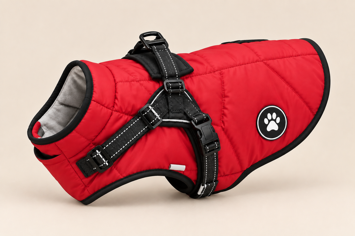 Manteau-Harnais MUSEAU™ — Le 2-en-1 qui change les balades de votre chien