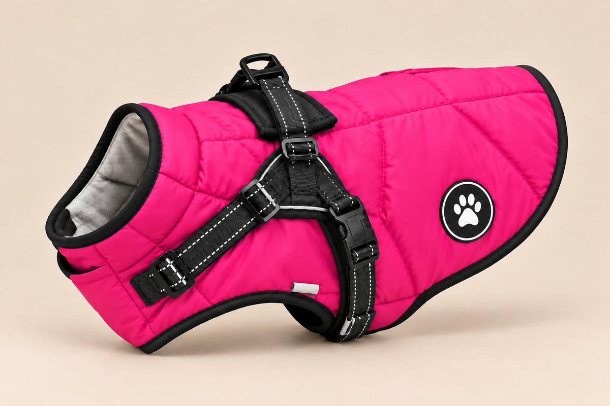 Manteau-Harnais MUSEAU™ — Le 2-en-1 qui change les balades de votre chien