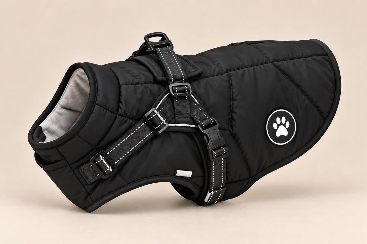 Manteau-Harnais MUSEAU™ — Le 2-en-1 qui change les balades de votre chien
