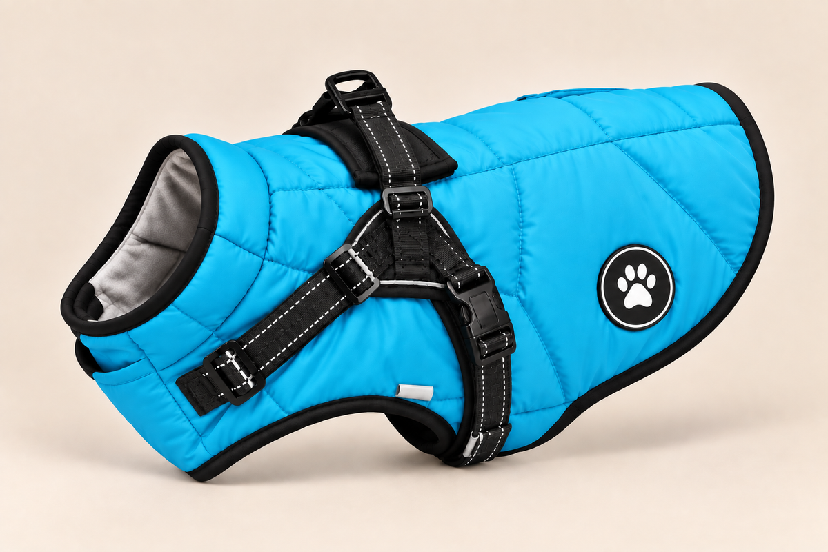 Manteau-Harnais MUSEAU™ — Le 2-en-1 qui change les balades de votre chien
