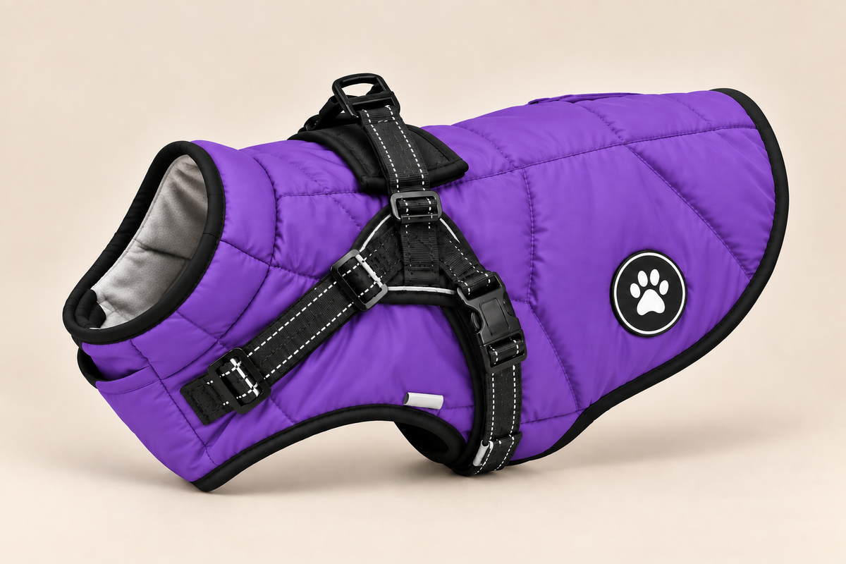 Manteau-Harnais MUSEAU™ — Le 2-en-1 qui change les balades de votre chien